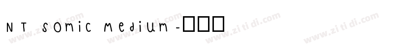 NT Somic Medium字体转换